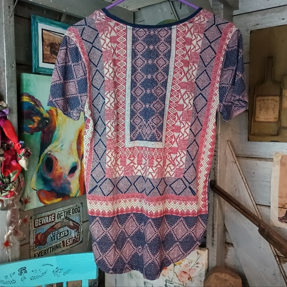 Lucky Brand burnout top - Picture 2 of 3